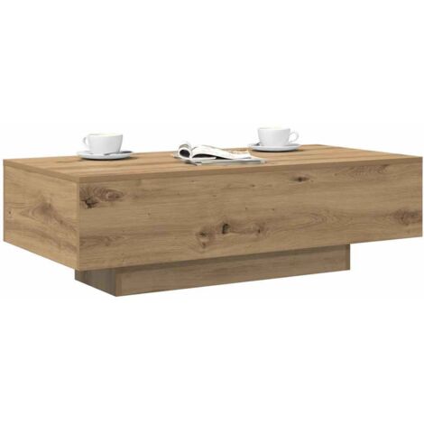 vidaXL Couchtisch Artisan-Eiche 100x49,5x31 cm Holzwerkstoff