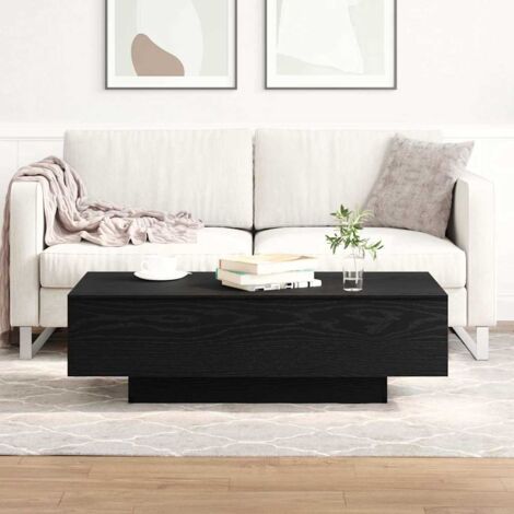 Couchtisch Schwarz Eiche 100x30x36,5 cm Holzwerkstoff vidaXL699901