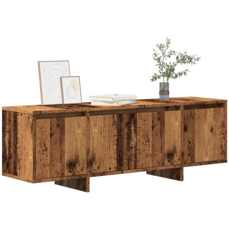 vidaXL TV-Schrank Altholz-Optik 120x30x40,5 cm Holzwerkstoff