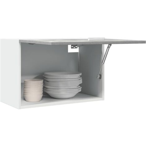 Hängeschrank Lyon Betongrau 60x31x40 cm Holzwerkstoff vidaXL