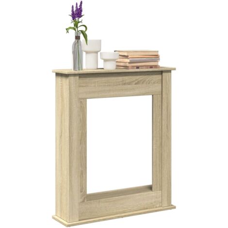 vidaXL Kaminumrandung Sonoma-Eiche 75x20x87,5 cm Holzwerkstoff
