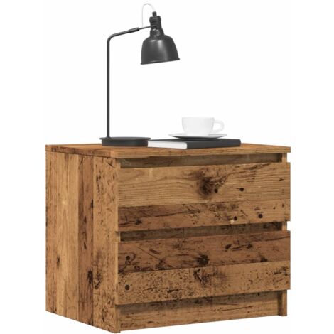 vidaXL Nachttisch Altholz-Optik 50x40x43,5 cm Holzwerkstoff