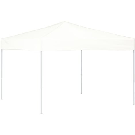 vidaXL Faltzelt Weiß 3x3 m