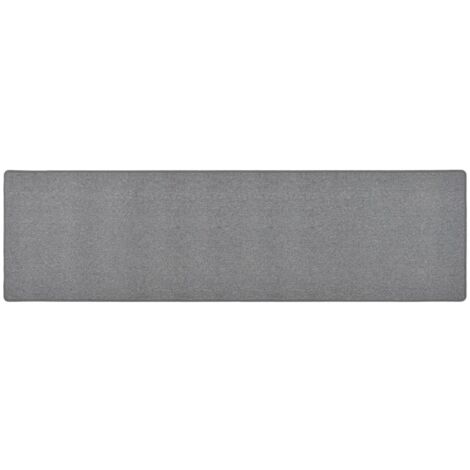 vidaXL Wohnzimmerteppich Dunkelgrau 50x200 cm