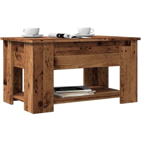 Couchtisch Altholz-Optik 79x49x41 cm Holzwerkstoff vidaXL
