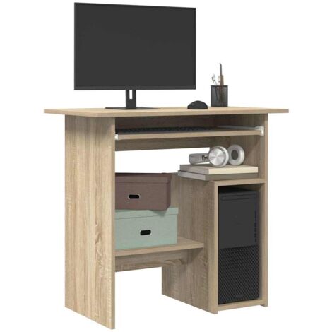 Schreibtisch Sonoma-Eiche 80x45x74 cm aus Holzwerkstoff