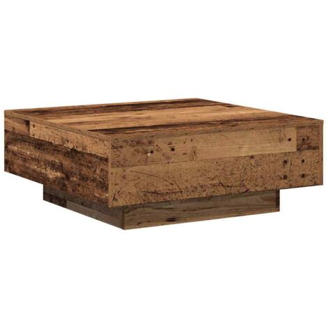 vidaXL Couchtisch aus altem Holz 80x80x31 cm, aus hochwertigem Holz