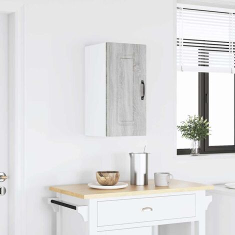 vidaXL Kitchen Wall Cabinet "Kalmar" Grey Sonoma Engineered Wood