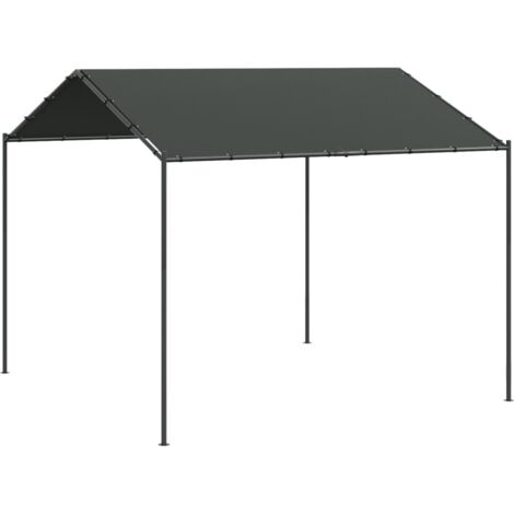 vidaXL Canopy Tent Anthracite 4x4 m Steel and Fabric (1/5)