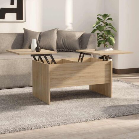 Couchtisch Sonoma-Eiche 80x50x42,5 cm Holzwerkstoff vidaXL