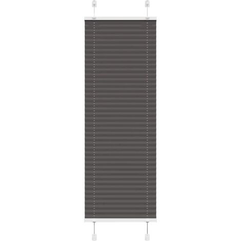 Plissee Schwarz 45x150 cm Stoffbreite 44,4 cm Polyester vidaXL