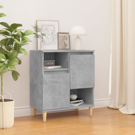 vidaXL Buffet Grau Beton 60x35x70 cm Ingenieuholz