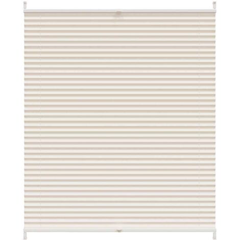 Plissee Faltrollo Rollo Plisseerollo 110x100cm Creme vidaXL