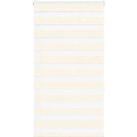 vidaXL Zebra Blind Marble Beige 90x150 cm Fabric Width 85,9 cm Polyester