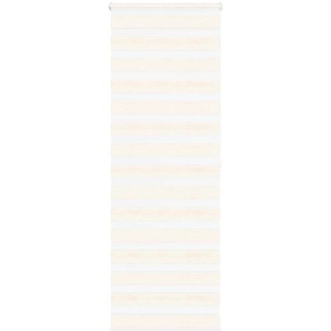 vidaXL Zebra Blind Marble Beige 75x200 cm Fabric Width 70,9 cm Polyester