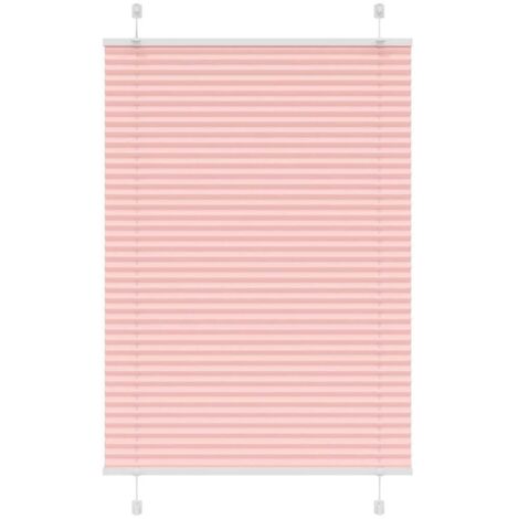 Plissee Rosa 85x150 cm Stoffbreite 84,4 cm Polyester vidaXL