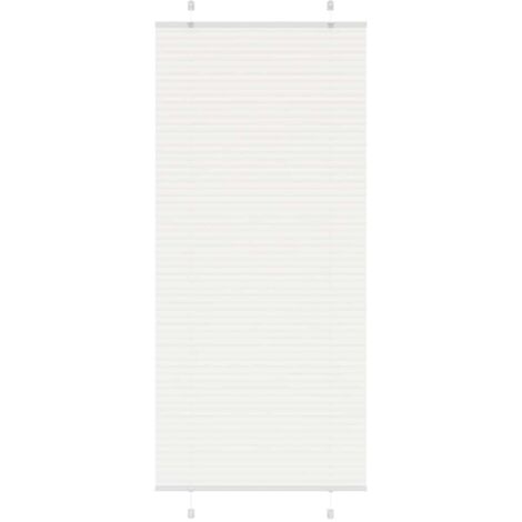 Plissee Weiß 100x200 cm Stoffbreite 99,4 cm Polyester vidaXL
