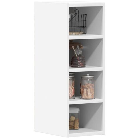 vidaXL Hanging Cabinet "Riga" White 20x29,5x60 cm Engineered Wood