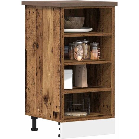 vidaXL Unterschrank Altholz-Optik 40x44,5x81,5 cm Holzwerkstoff
