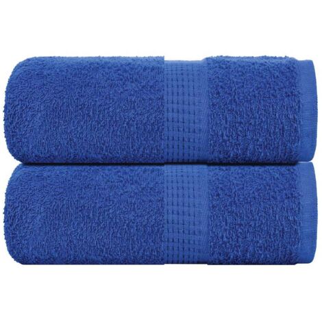 vidaXL Wash Towels "FROGN" 2 pcs Blue 30x30 cm 360 gsm