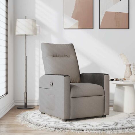 vidaXL Relaxsessel Taupe Stoff (1/5)