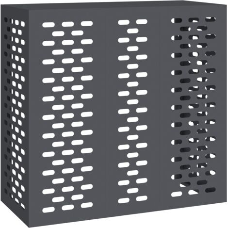 vidaXL Air Conditioner Cover Anthracite 110 x 50 x 105 cm