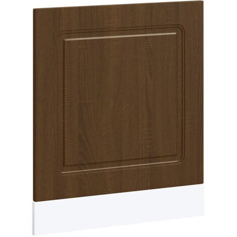 Geschirrspülerblende Kalmar Braun Eichen-Optik 60x1,5x67 cm vidaXL
