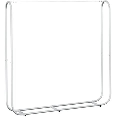 vidaXL Firewood Rack 150x25x150 cm Galvanised steel
