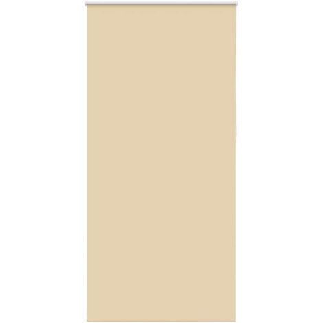 Verdunkelungsrollo Beige 115x230 cm Stoffbreite 110,7 cm vidaXL
