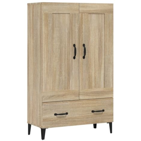 vidaXL Highboard Sonoma Oak 70x31x115 cm Engineered Wood