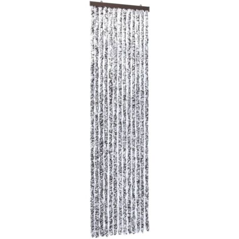 vidaXL Insect Curtain Brown and Beige 56x185 cm Chenille