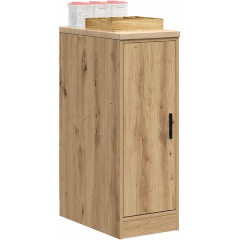vidaXL Garagen-Aufbewahrungsschrank Artisan-Eiche Massivholz Kiefer