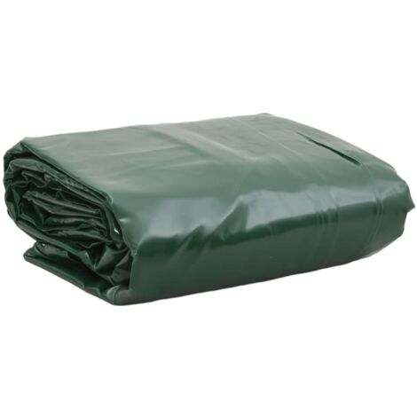 vidaXL Tarpaulin Green 2.5x3.5 m 650 g/mÂ²