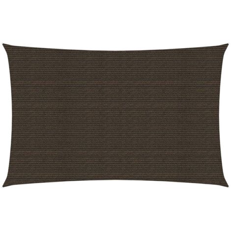 vidaXL Sunshade Sail 160 g/m² Brown 6x8 m HDPE