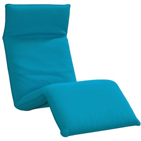 vidaXL Folding Sun lounger Light Blue 175x54x8,5 cm Oxford Fabric