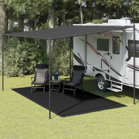 vidaXL Tent Carpet 250x450 cm Black (1/5)