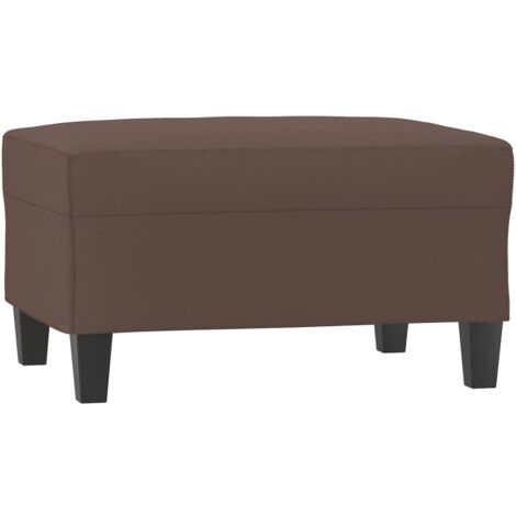 vidaXL Fußhocker Braun 70x55x41 cm Kunstleder
