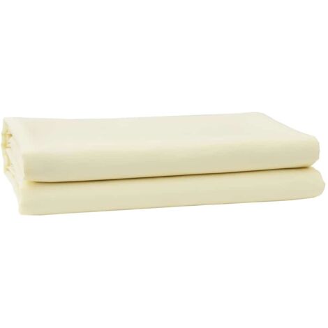 vidaXL Awning Replacement Fabric Cream 1000 x 160 cm Polyester