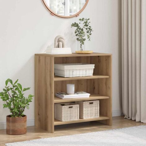 Sideboard Massivholz Eiche 70x41x75 cm Holzwerkstoff vidaXL767044