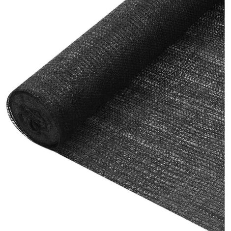 Zaunblende Schwarz 3,6x50 m HDPE 75 g/m² vidaXL