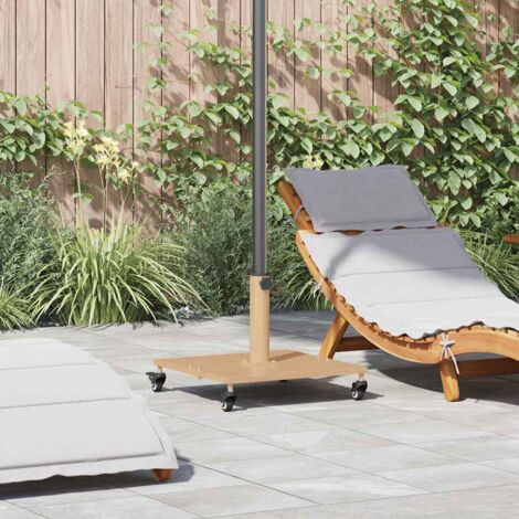Sonnenschirmständer für den Außenbereich Helles Holz vidaXL