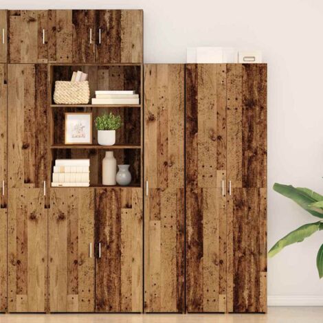 Hochboard Altholz 30 x 42.5 x 185 cm Holzwerkstoff vidaXL