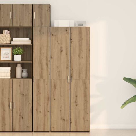 Hochboard Artisan-Eiche 70 x 42.5 x 185 cm Holzwerkstoff vidaXL