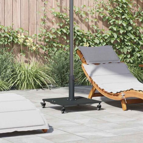 vidaXL  Parasol Base  Black 45 x 45 x 31.5 cm