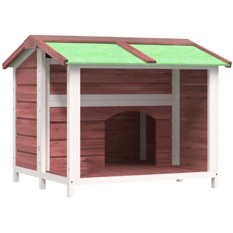 vidaXL Dog Kennel Mocha 96x87x80,5 cm Solid Wood Pine