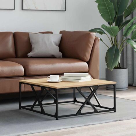 Couchtisch Sonoma-Eiche 70x70x30 cm Holzwerkstoff vidaXL