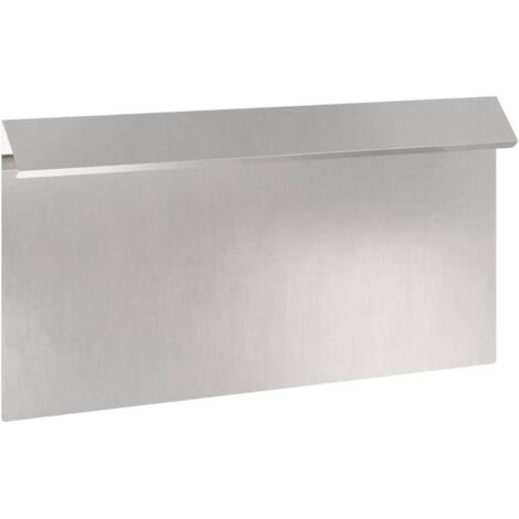 vidaXL  Snail Fence  16 pcs Silver 50 x 3.5 x 25 cm Stainless Steel