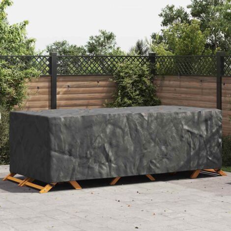 Gartenmöbelabdeckung Schwarz 300 x 140 x 90 cm 210D vidaXL