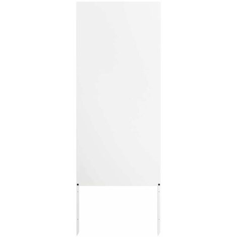 Garten Sichtschutz-Leinwand Weiß 50 x 140 cm vidaXL