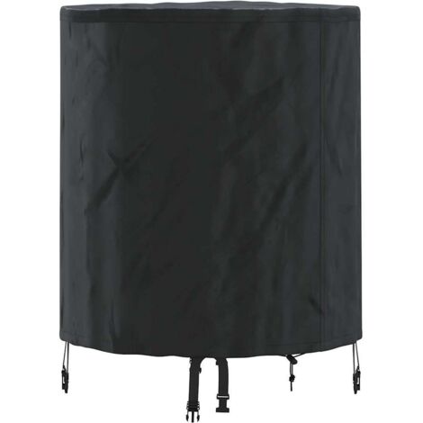 vidaXL Table Cover Plain Black 62 x 62 x 70 cm Fabric